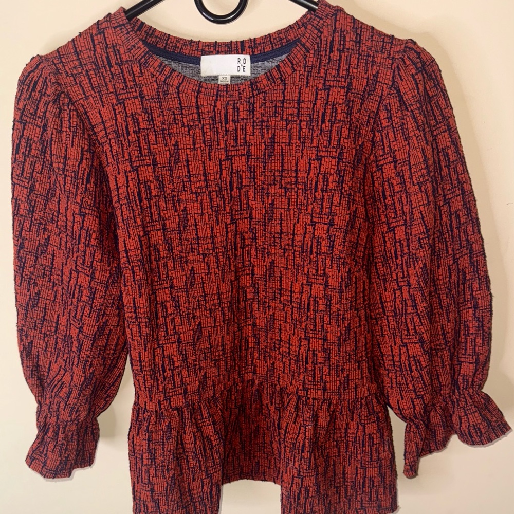 Ro & De Perette Peplum Top